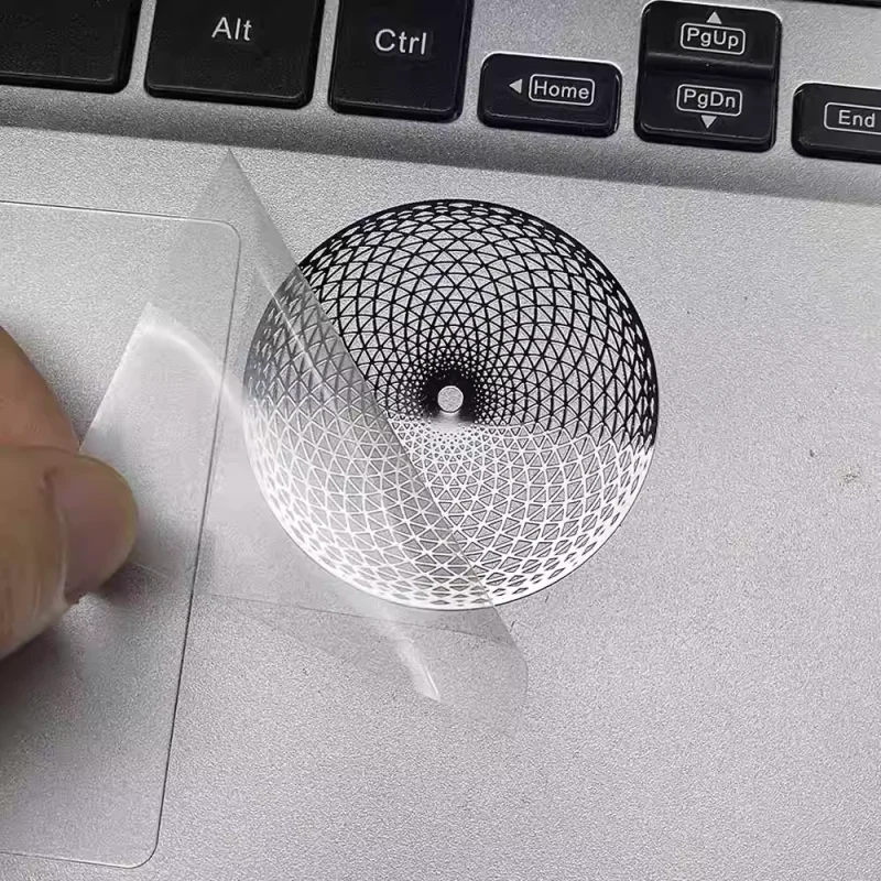 Sacred Geometry Metal waterproof sticker for electronic notebook charger Crystal Pyramid Home Decorative art