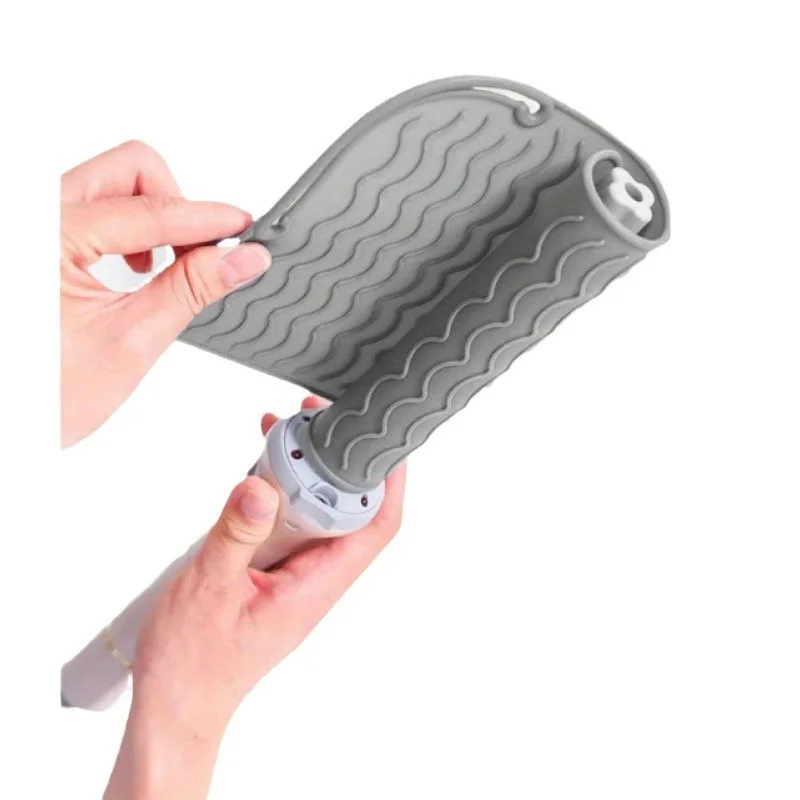 

For Hair Styling Tools, Pad For Curling lrons And Straighteners, Portable Styling Heat Mat 1pc Silicone Heat Resistant Mat