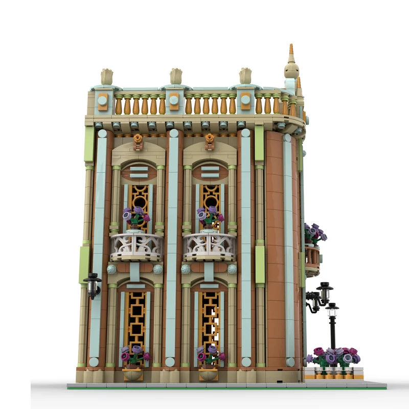 Wykwintny nowy produkt MOC model budowlany supercentrum handlowe technologia modułowa zabawka dla dzieci prezent zestaw do samodzielnego montażu DIY