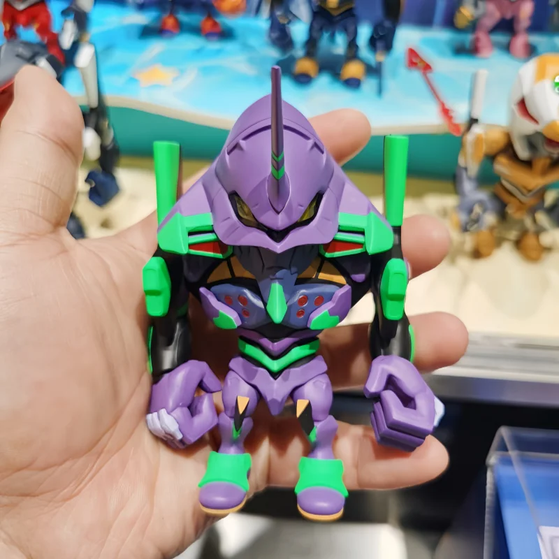 

2025 Genuine Qmsv-C Evange Lion Blind Box Prototype Figure Anime Peripheral Collectible Trendy Plaything Fans Kids Birthday Gift