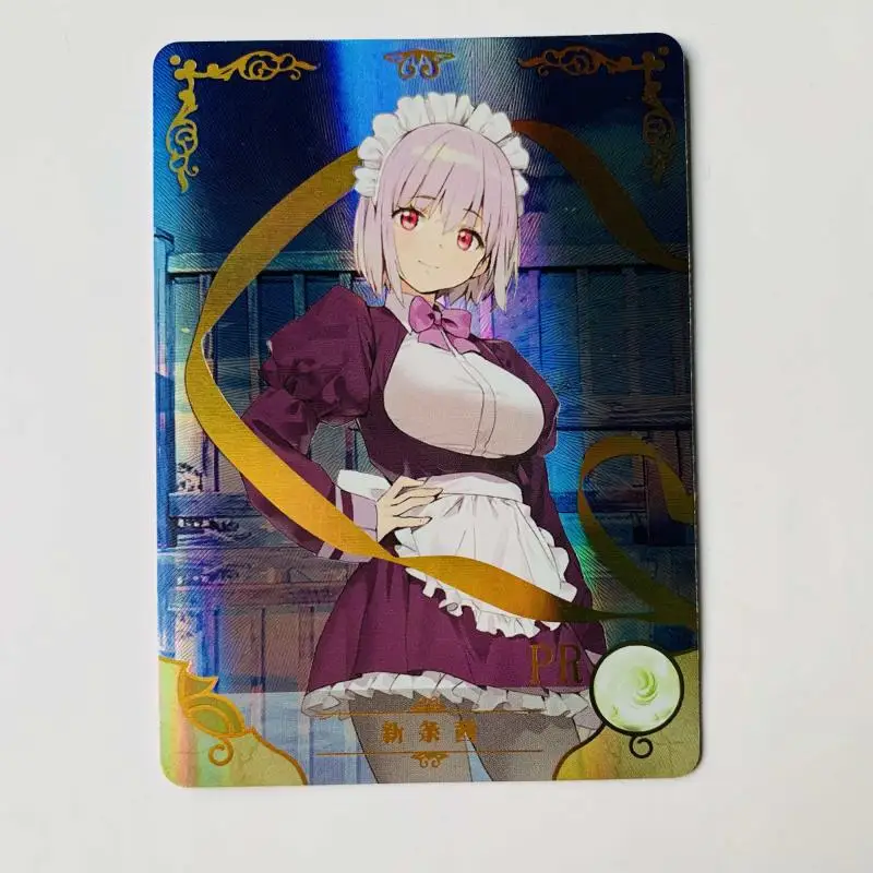 Anime Goddess Story Hayasaka Ai Kirigaya Suguha Pr Card Game Collection Rare Cards Children\'s Toys Boys Surprise Birthday Gifts