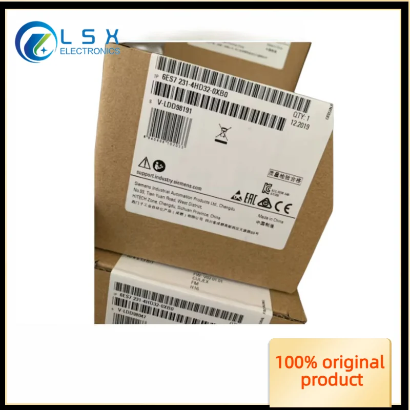 100% NEW 6ES7231-4HD32-0XB0 Module de volume analogique original.