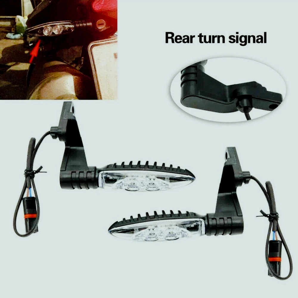 ZF-F Intermitentes LED delanteros y traseros para BMW, indicadores delanteros y traseros, R1200GS, Adv, F650GS, R1200R, S1000R,