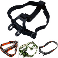 Flashlight Headband Head Strap Band Adjustable Elastic Nylon Side Frontal Mount Holder for LED Torch to Headlamp Head Light Lamp