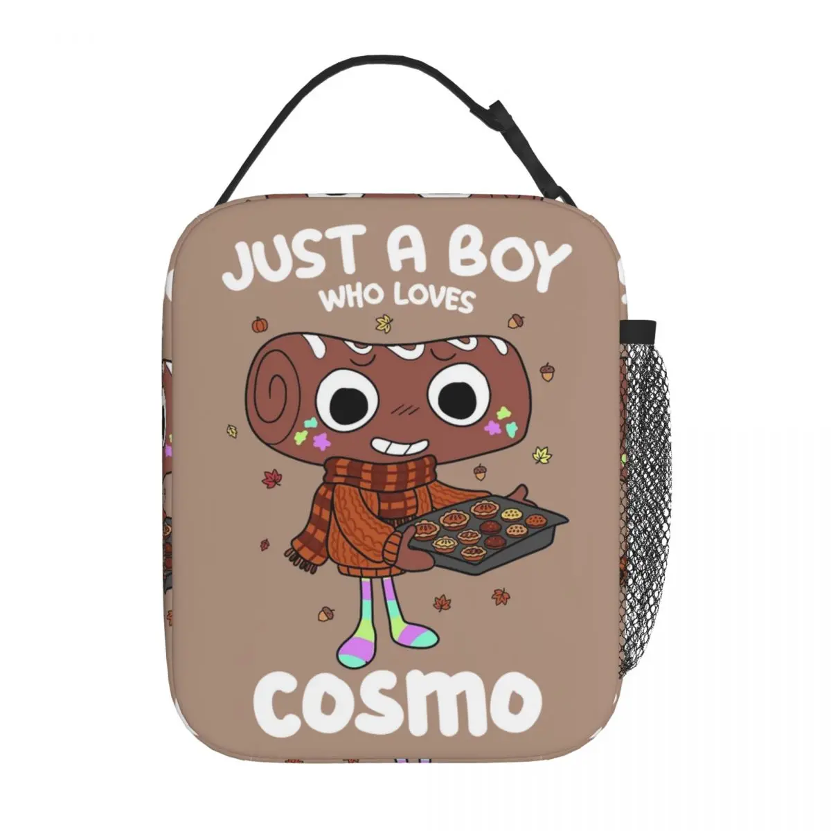 Dandy's World Cosmo حقيبة الغداء مانعة للتسرب مجرد صبي يحب حاوية الغداء حقيبة حرارية علب الاغذية حمل مكتب السفر الرجال النساء