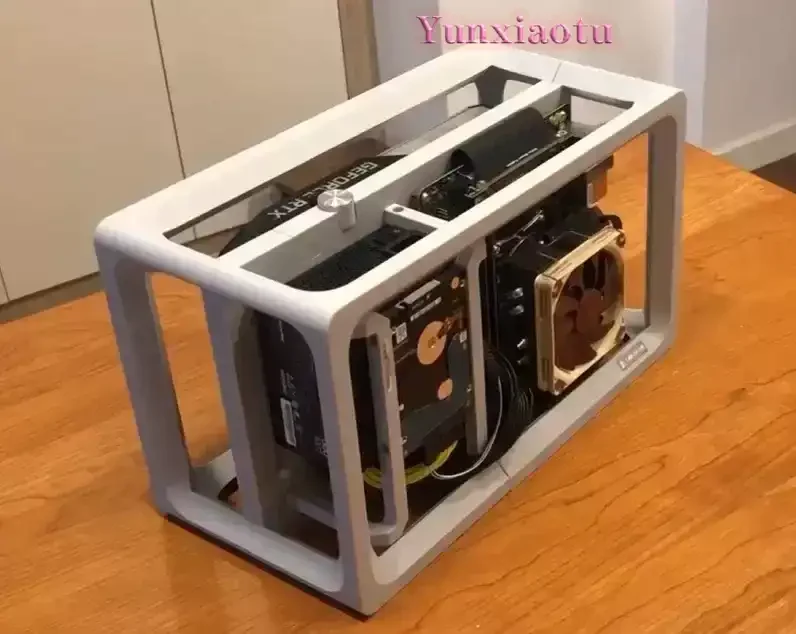 Half Architecture Graphics Card Itx Main Board Split ATX Power DIY High Quality Chassis