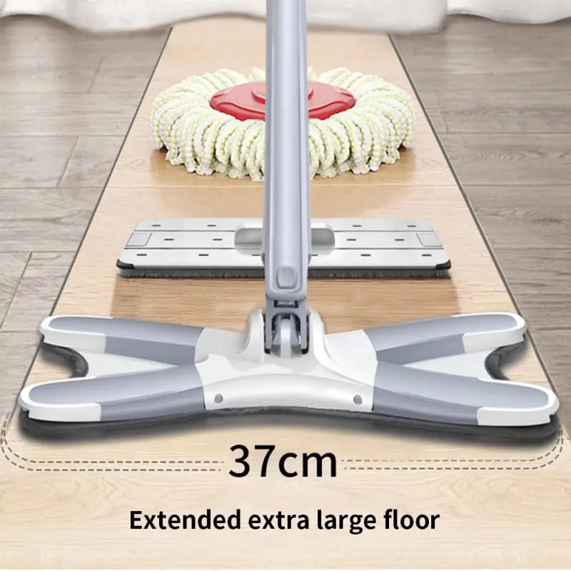 X-type Mop withReusable Microfiber Pads 360 Degree Flat Mop for Home Replace Hand-free Wash Household Cleaning Tools Hot