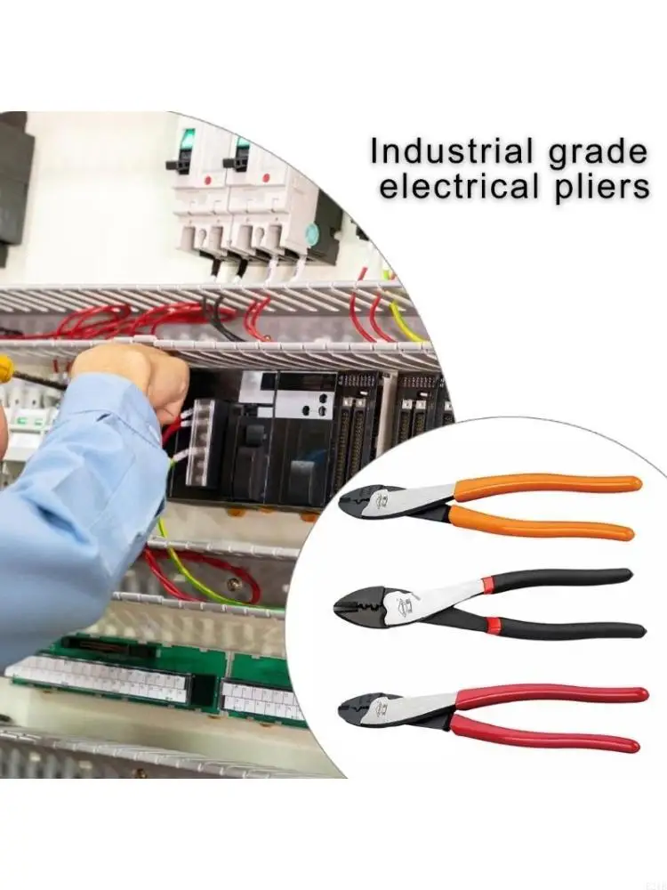 

Multifunctional Wire Cutter Crimper Tool 10inch Ergonomic Handle for Household