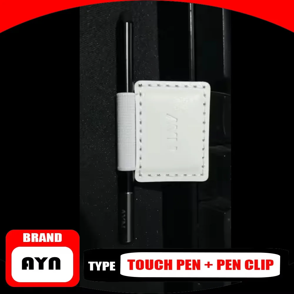 AYN THOR Touch Pen with Pen Holder Set Self-adhesive THOR Flip Dual Screen Game Console Capacitive Stylus‌ Pen Adaptation