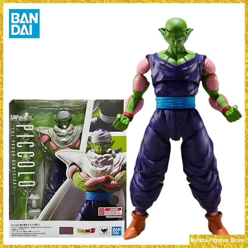 Original Bandai S.H.Figuarts Shf Piccolo 2.0 Reprint Prideful Namekian Dragon Ball Z In Stock Anime Action Figures Model Toys