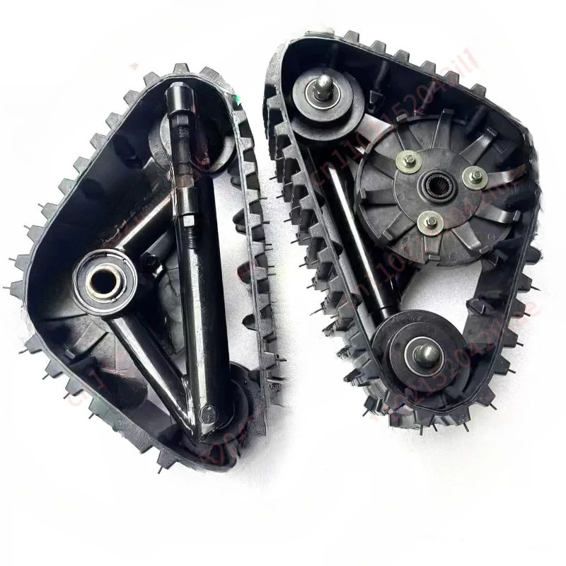 Universal ATV/UTV Snow Tracks Kit (2 Pcs) - Rear Tire Conversion for Off-Road Vehicles