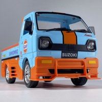 Gulf 1:24 Suzuki Wuling Transport Truck Alloy Metal Diecast Model Car Children's Toy Car With Sound Light Holiday Present Friend