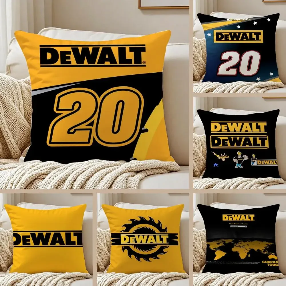 Cool D_DewalTS Custom Cushion Cover Silky Short Plush Double-Sided Printed Pillow Case for Sofa All Seasons Home Decor Gift