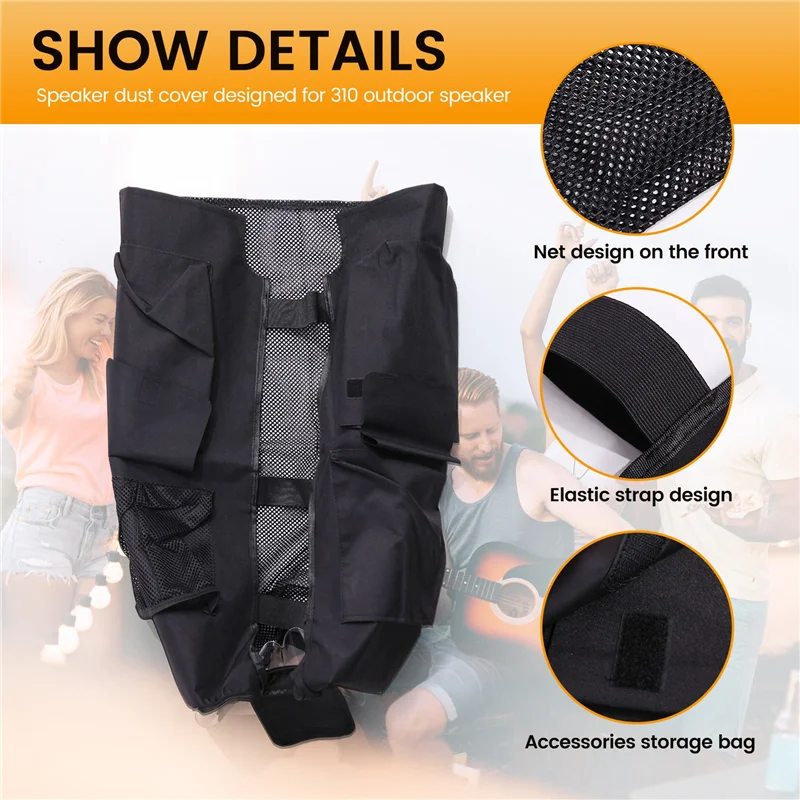 Dust Protection Case For JBL Partybox 310 Speaker Carrying Cover Large Capacity Storage Bag Travel Protect Carrying Case