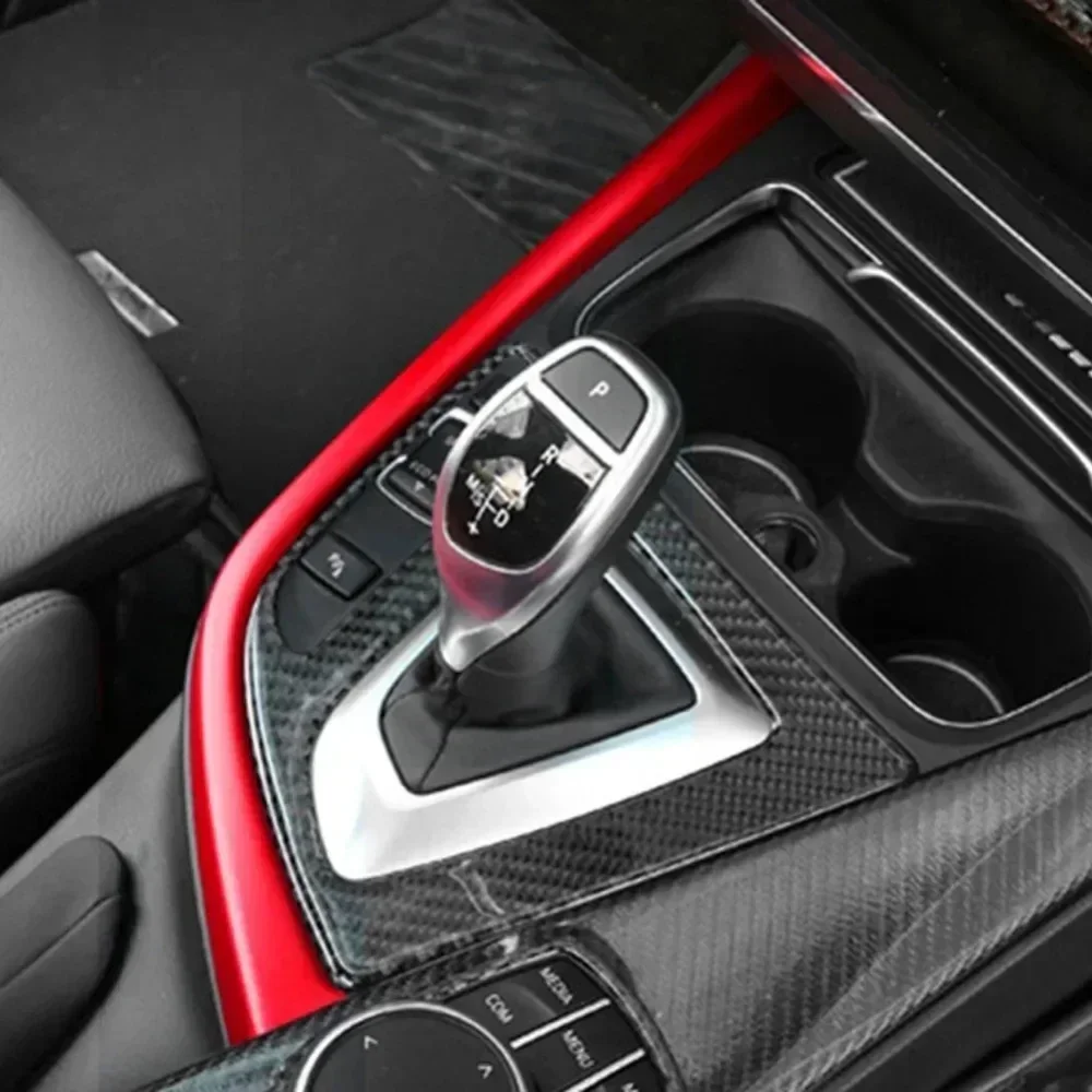 LHD For BMW 3 4 Series F30 F31 F32 F36 3GT 320i ABS Car Accessories L-Shape Car Control Gear Shift Panel Decorative Strip