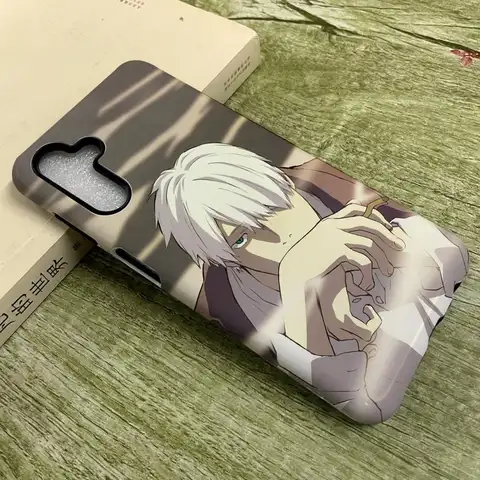 सैमसंग S25 फिल्म शेल गैलेक्सी S24 अल्ट्रा 23 प्लस S22 21 A56 36 26 16 लक्ज़री डबल लेयर कवर के लिए एनीमे M-MushiShi फ़ोन केस 10 best sales Mushishi - №3