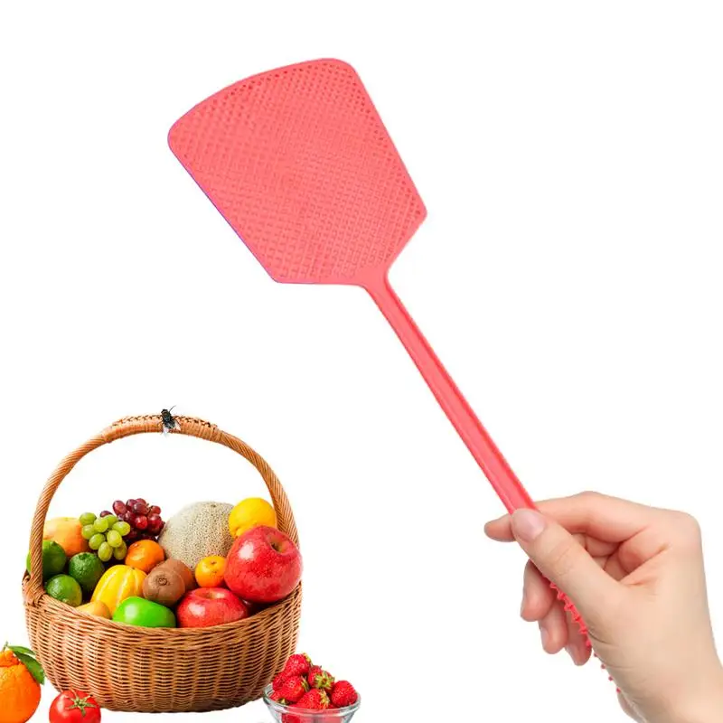 Long Handle Fly Swatter Pestt Control Manual Durable And Flexible Long Handle Fly Swat Shatter Racket Insect Killer For Indoor