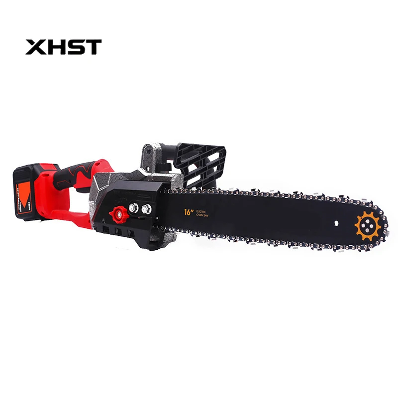 

New Model 16 Inch 42V Portable Non-slip Handle Chain Saw Man Wood Lithium Battery Cordless Brushless Electric German Chainsaw