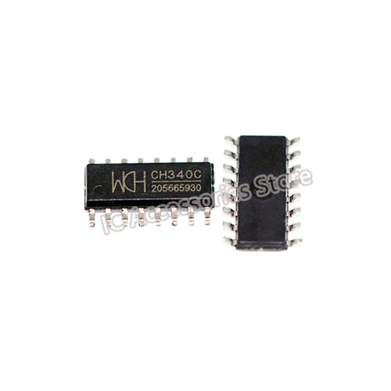 10pcs CH340B CH340C CH340G SMD SOP-16 CH340 USB to serial port chip IC new and original