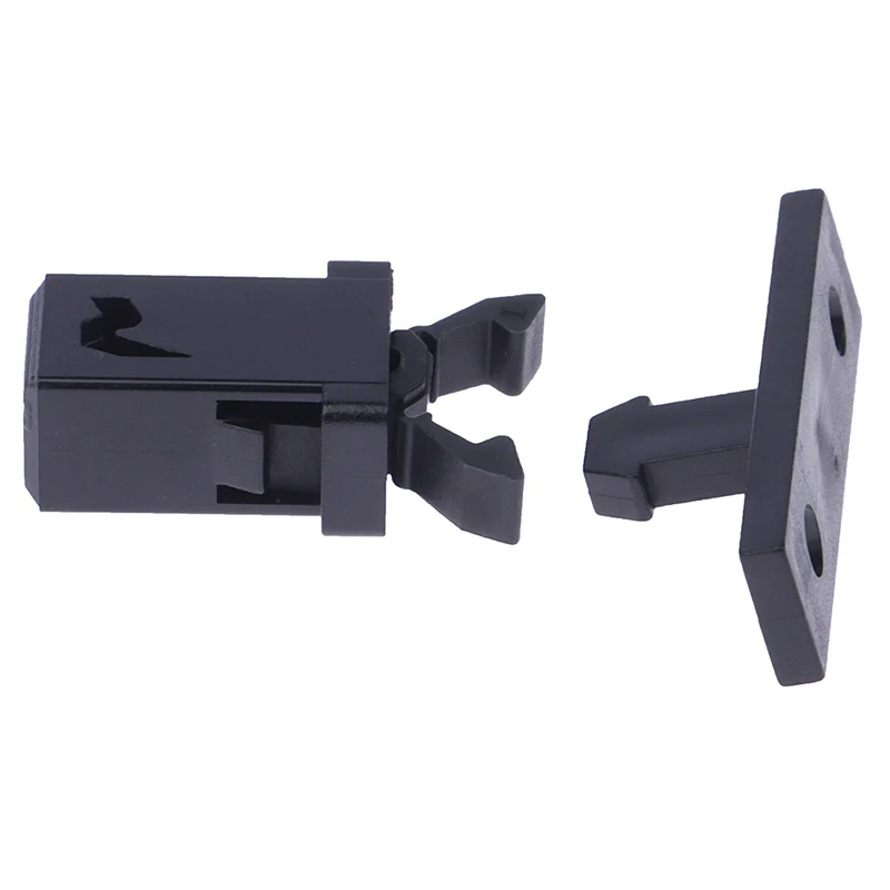 10Pcs PR-001 Small Door Lock Switch, Black & White Suitable for TV, DVD and Air Conditioner Equipment