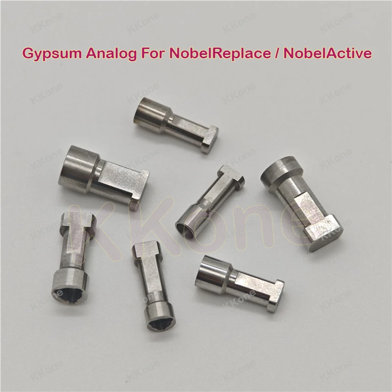 

10Pcs Dental Gypsum Analog For NobelReplace / NobelActive Titanium Alloy Dental Implant Accessories Lab Analog