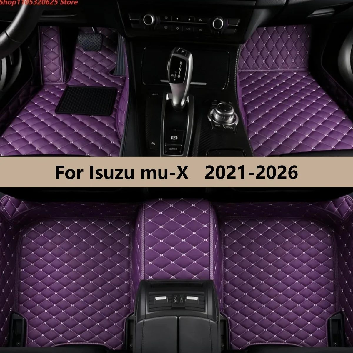 

Car Floor Mats For Isuzu mu-X 2021 2022 2023 2024 2025 2026 Auto Front & Rear Row Full Set Carpet Pads Foot Matts Rugs