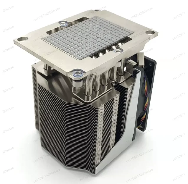 Side blowing 3647 rectangular 4U server 5 heat pipe CPU radiator industrial computer