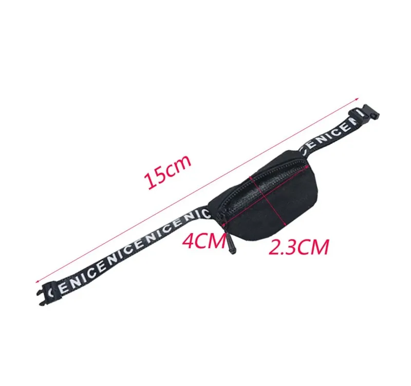 Labubu 인형 크로스 바디 백 DIY 장난감 허리 가방 귀여운 봉제 인형 액세서리 어린이 장난감 패션 액세서리