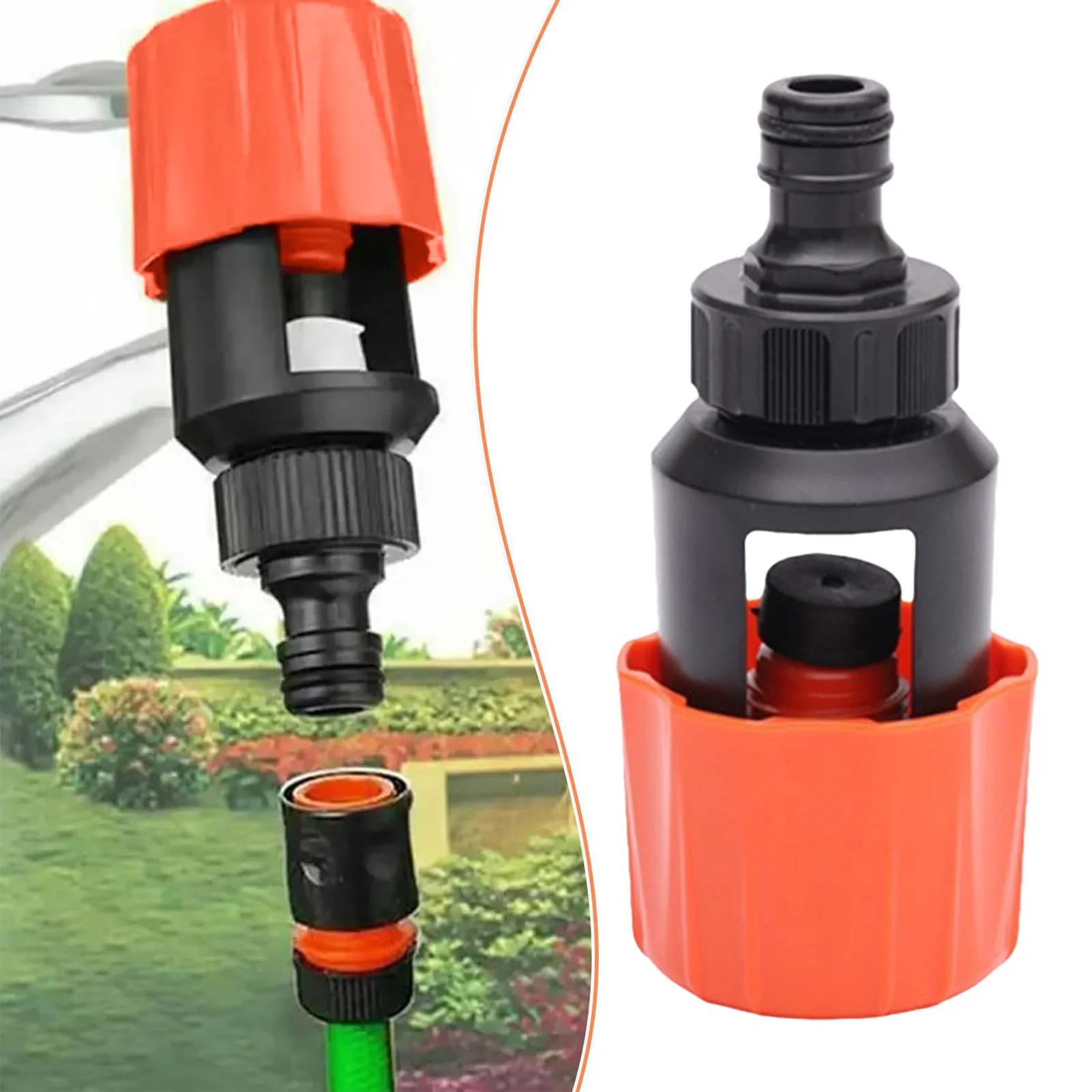 Hose Pipe Tap Connector Tool-Free Quick Installation Secure Water Flow for Bathroom Garden Kitchen