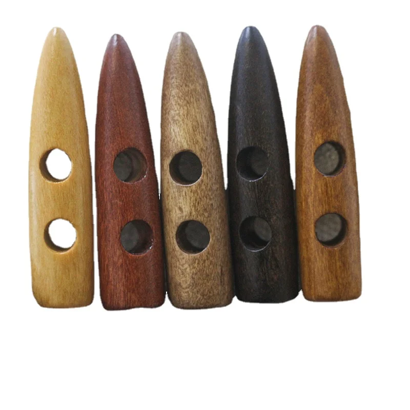 50pcs/Lot Vintage Restro Wood Olive Horn Button Buckle Overcoat Craft Diy Scrapbooking Home Decoration Tailor Sewing Accessory