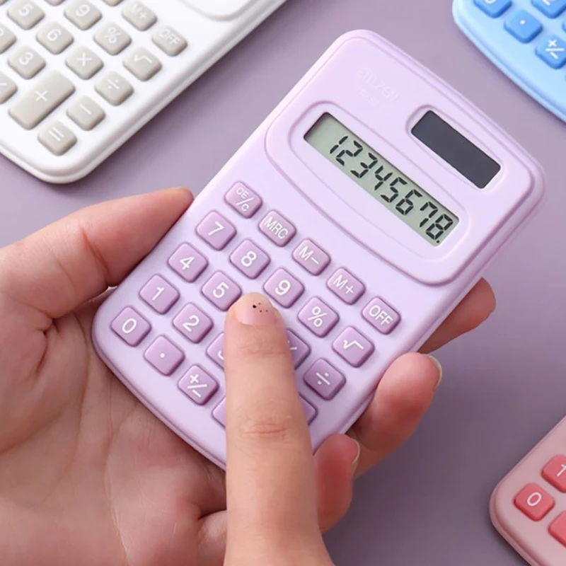 Mini calculadora eletrônica, Papelaria para negócios financeiros, Ferramenta para pequenas empresas