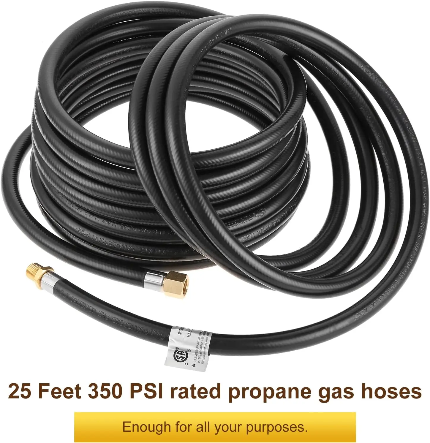 25ft Propane Hose Extension with G1/4
