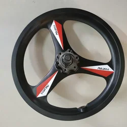 Front Wheel Magnesium Aluminum Alloy Disc Brake+Axle 14inch For Electric Bike Accessary Scooter MTB Mobility Conversion Parts
