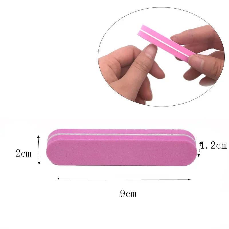 NAKApproach-Analyste d'art d'ongle avec N64.File boarder, dissolvant de vernis gel UV, brosse à poussière, CuemployPusher, outils de manucure, 8 pièces