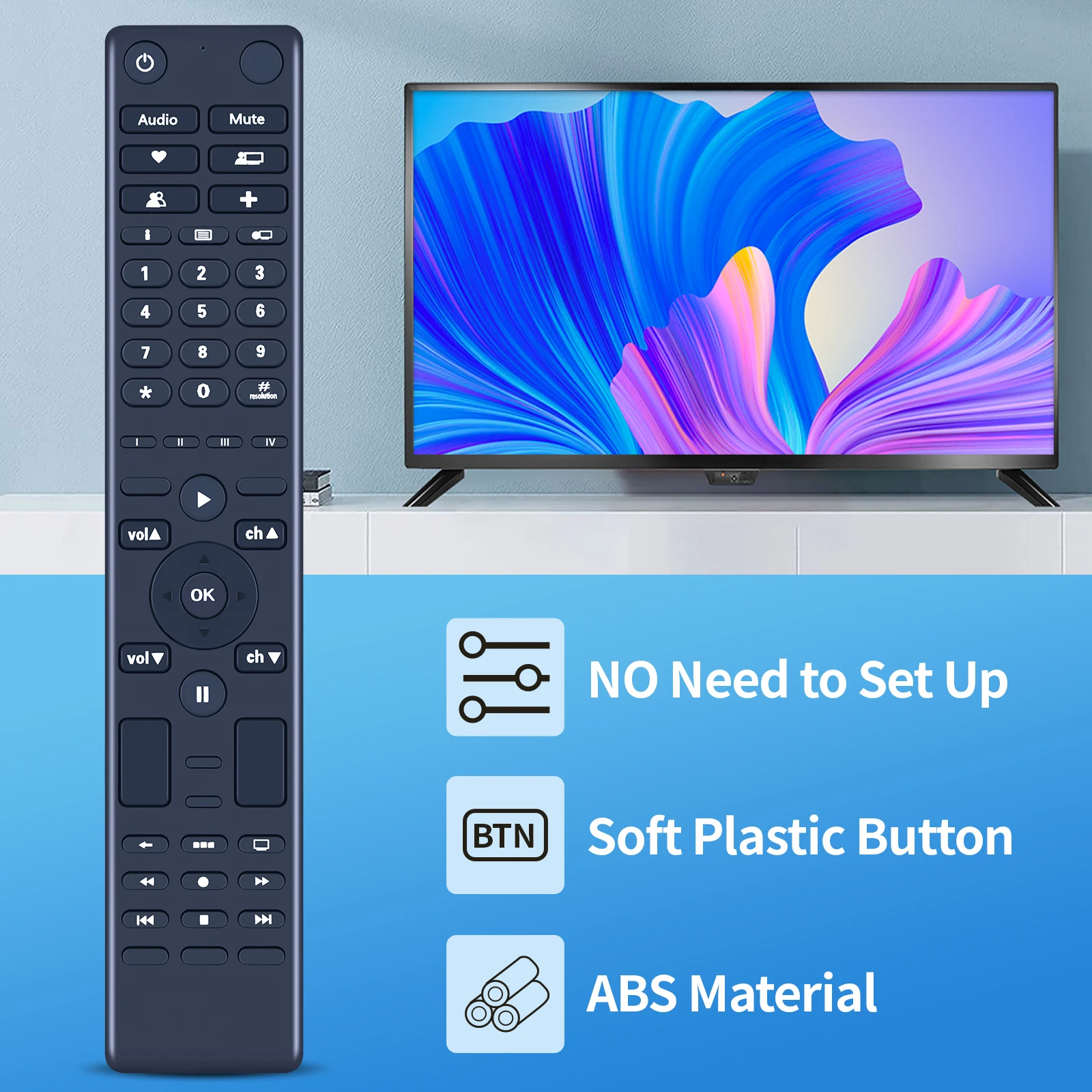 جديد RC 2764506 /01 جهاز تحكم عن بعد بديل لـ STARHUB IP276 CA276 TV/DVD Combo