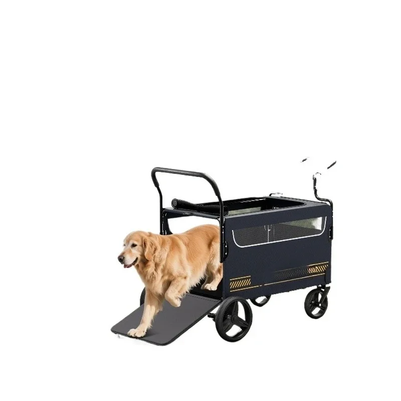 

Коляска для собак: большая, вместительная, для пожилых и инвалидных собак, складная, двусторонняя.