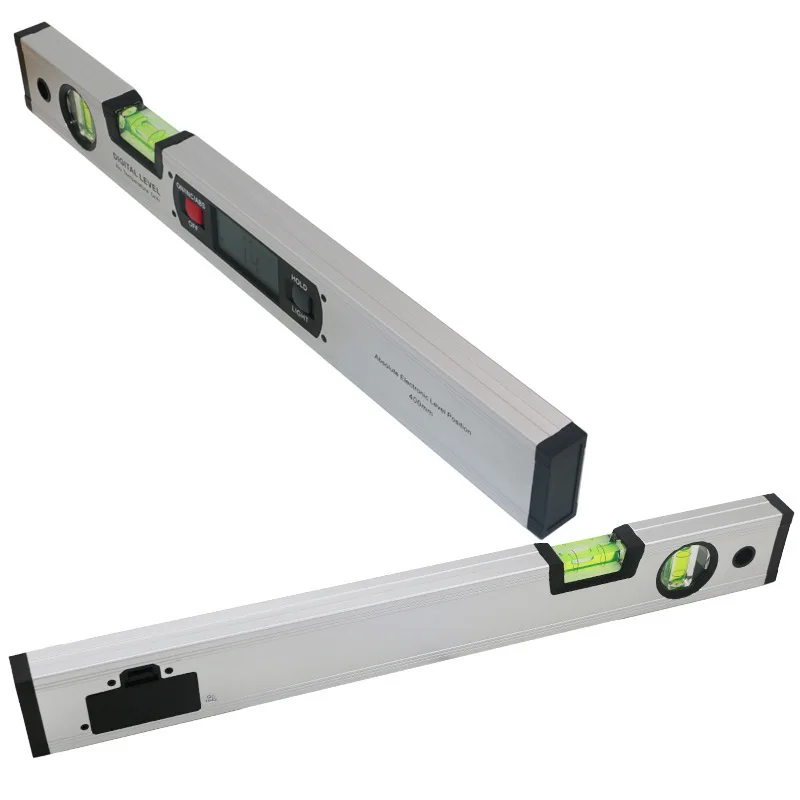 400MM Aluminum Digital Angle Ruler Magnetic High Precision Adjustable Triangle Level Slope Meter
