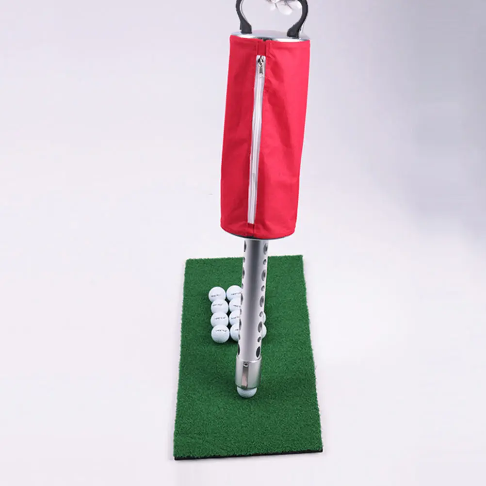 

70 Balls Golf Ball Picker Collector Lightweight Durable Storage Tube Portable Pick-Up Tool Retriever Bag For Practice Training