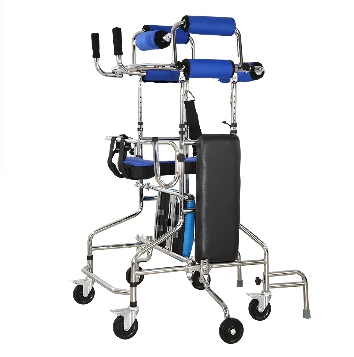 Adjustable Stable Walking Aid Lightweight Body Support Walker for Seniors Adults