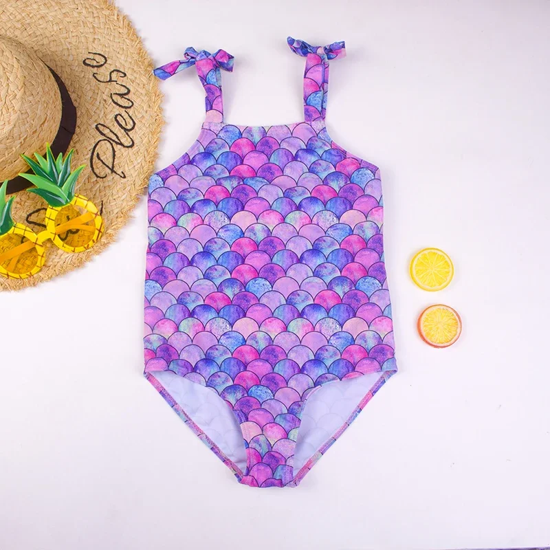 Summer Swimming Wear 7-10 years Kids Swim Suit Mermaid Swimsuit Swimwear Bathing Suits Girls One-Piece Swimming Clothes