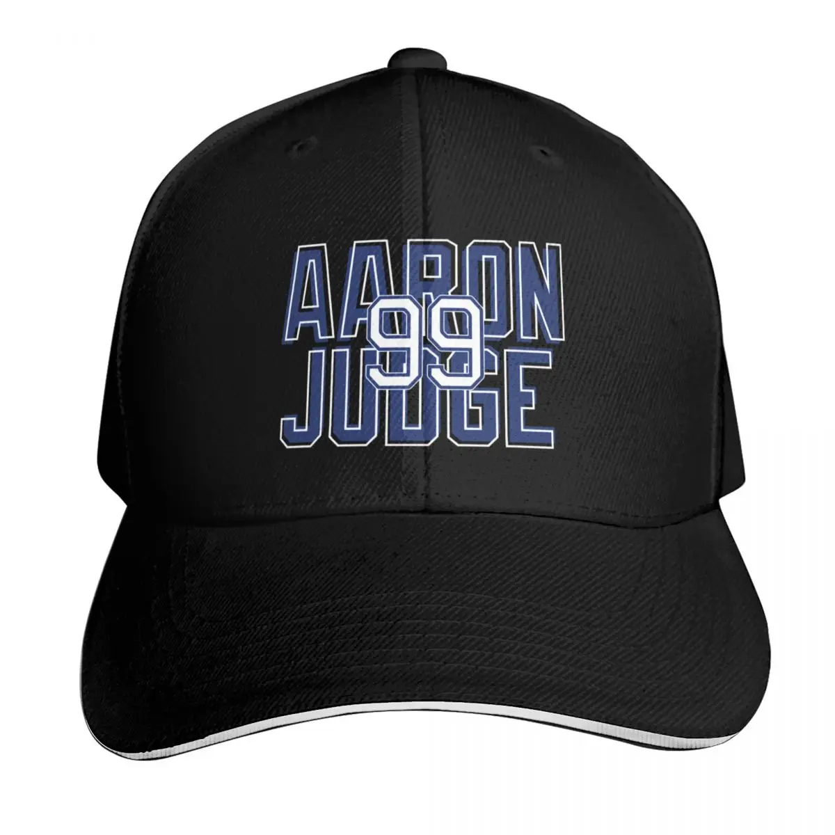 Aaron Judge 99 Al6 Baseball Cap Cotton Twill Breathable Contrast Two Tone Brim Snapback Flat Bill