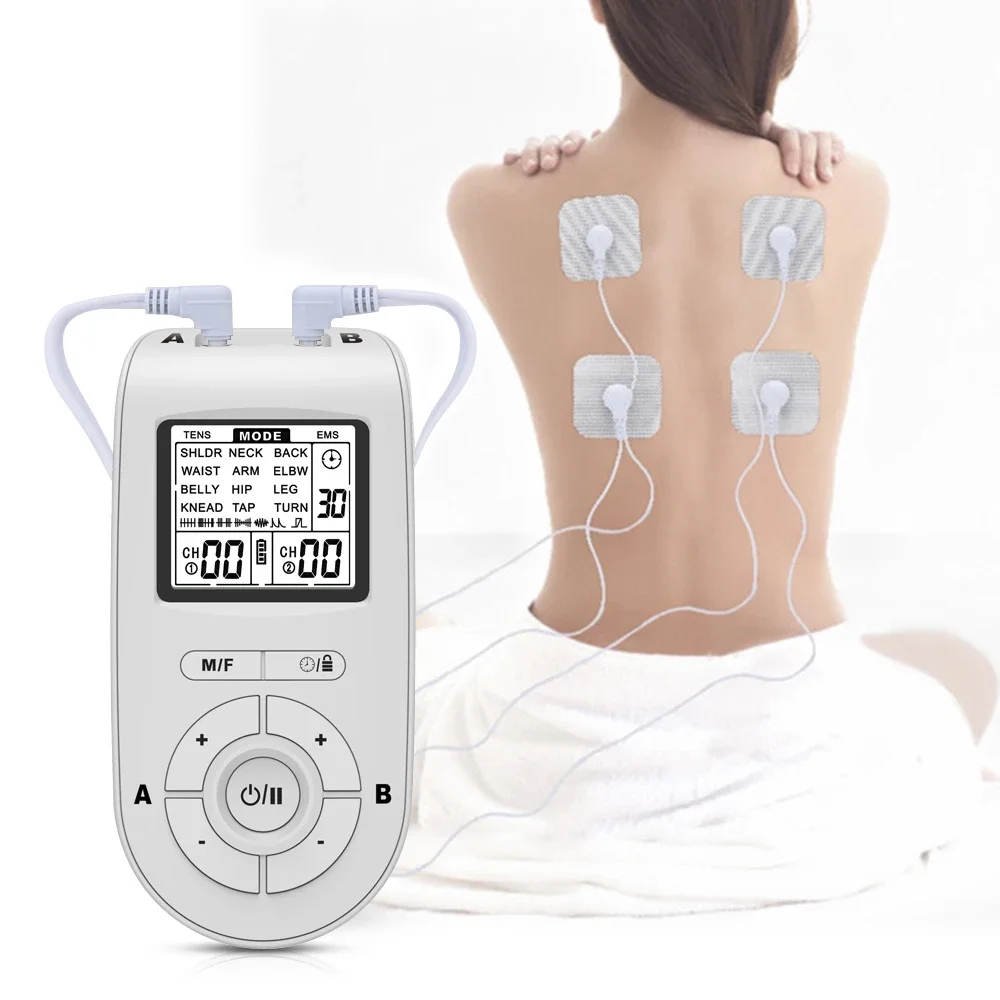 

Tens Body Massager EMS Electric Mini Muscle Stimulator Vibration Meridian Physiotherapy Pulse Acupuncture Device Pain Relief