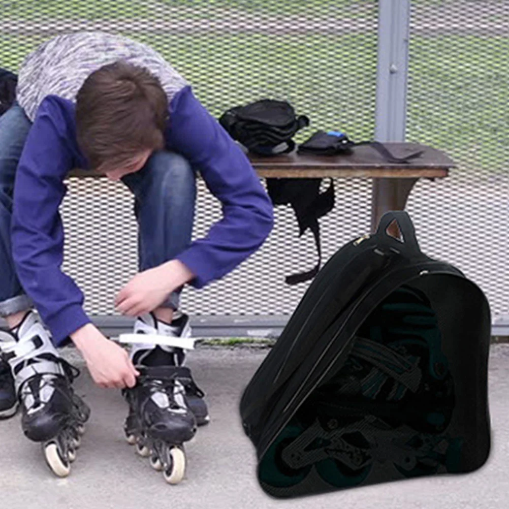 

Thicken Roller Skate Bag Men and Women Portable Oxford Cloth Skating Skates Ice