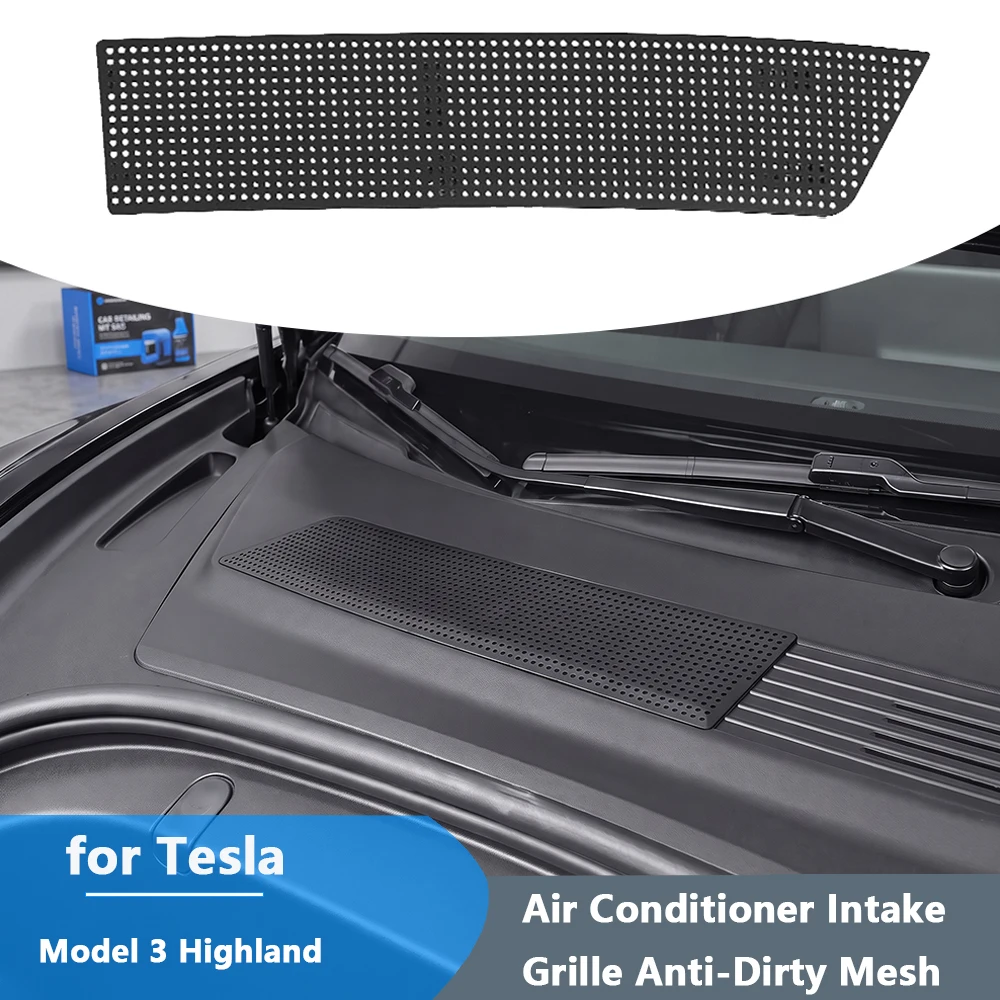 for Tesla Model 3 Highland Auto Accessories Car Air Inlet Protective Cover Intake Vent Anti-blocking Net Insect-proof Filter