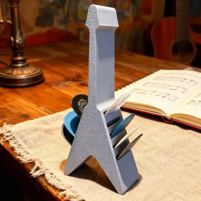 

3D Printed Guitar Picks Holder Box Organizer Display Case Guitar Pick Storage Box Portable Design Storage Solution