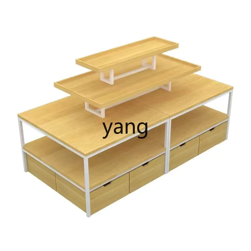 lmm1  Shelf Pile Top Boutique Three-Layer Display Stand Product Display Stand Shoe Store