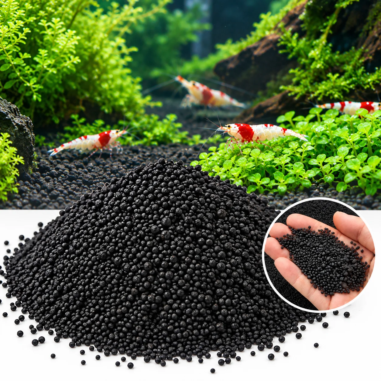 Fish Tank Gravel - 수족관 식물 재배용 토양, 수조 꾸미기용