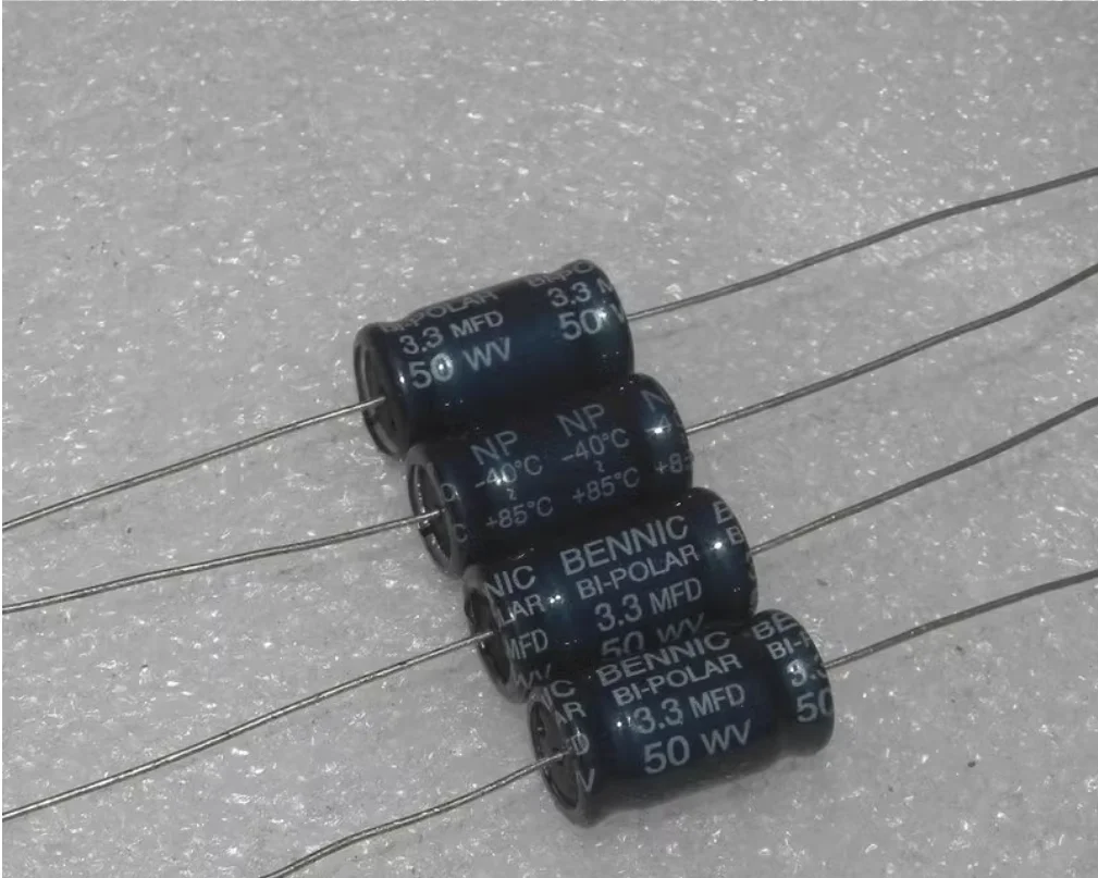 5PCS/LOT BENNIC axial 50V1UF-500UF 50WV BP car audio divider electrodeless electrolytic capacitor