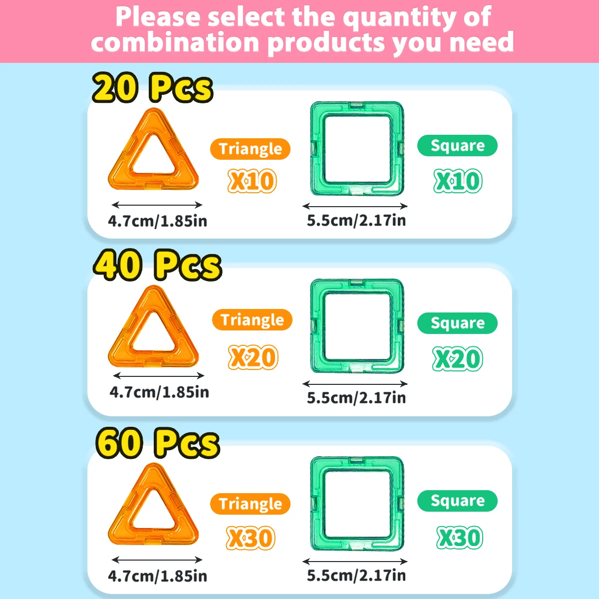 Brinquedo de construção de bloco magnético – Design de quebra-cabeça 3D colorido, melhora a criatividade e habilidade motora fina, presente perfeito de Halloween e aniversário