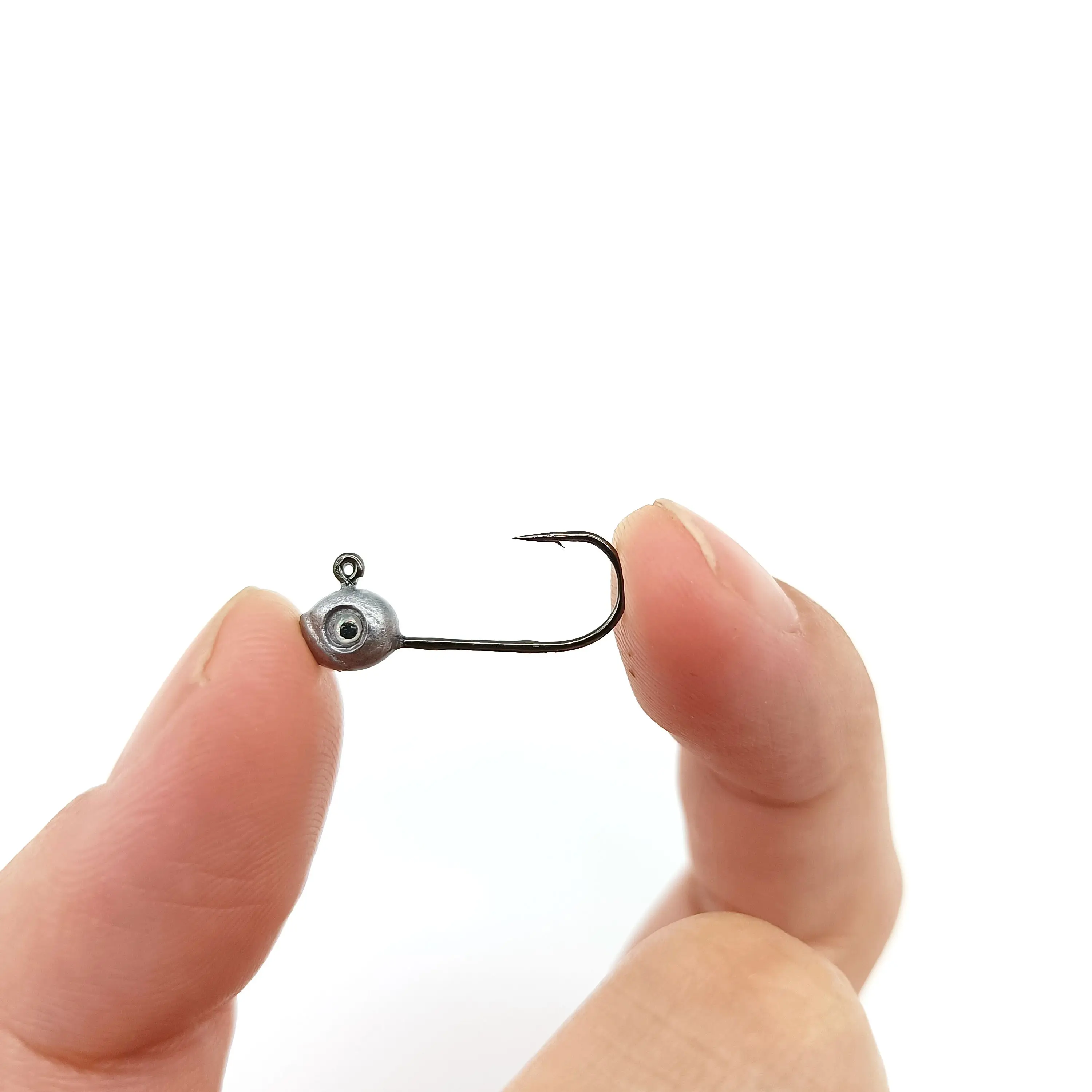 DUODUOYU 5 TEILE/LOS Kleine Jig Kopf Angelhaken 1g/1,8g/3,5g Mini Weichen Wurm Haken mit Augen Isca Künstliche Angeln Zubehör – Detail 8